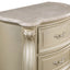 Monique - Nightstand With Marble Top - Champagne