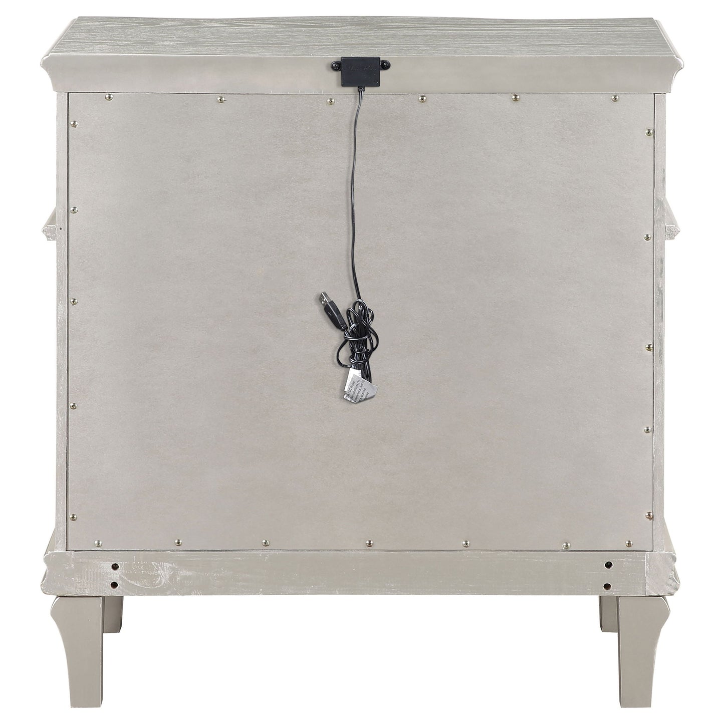 Evangeline - 3 Drawer Nightstand - Oak