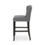 Vienna - Contemporary Fabric Tufted Wingback Counter Stools (Set of 2)
