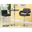 Adjustable Bar Stool With Upholstery