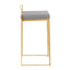 Fuji - Contemporary / Glam Design Counter Stool (Set of 2)
