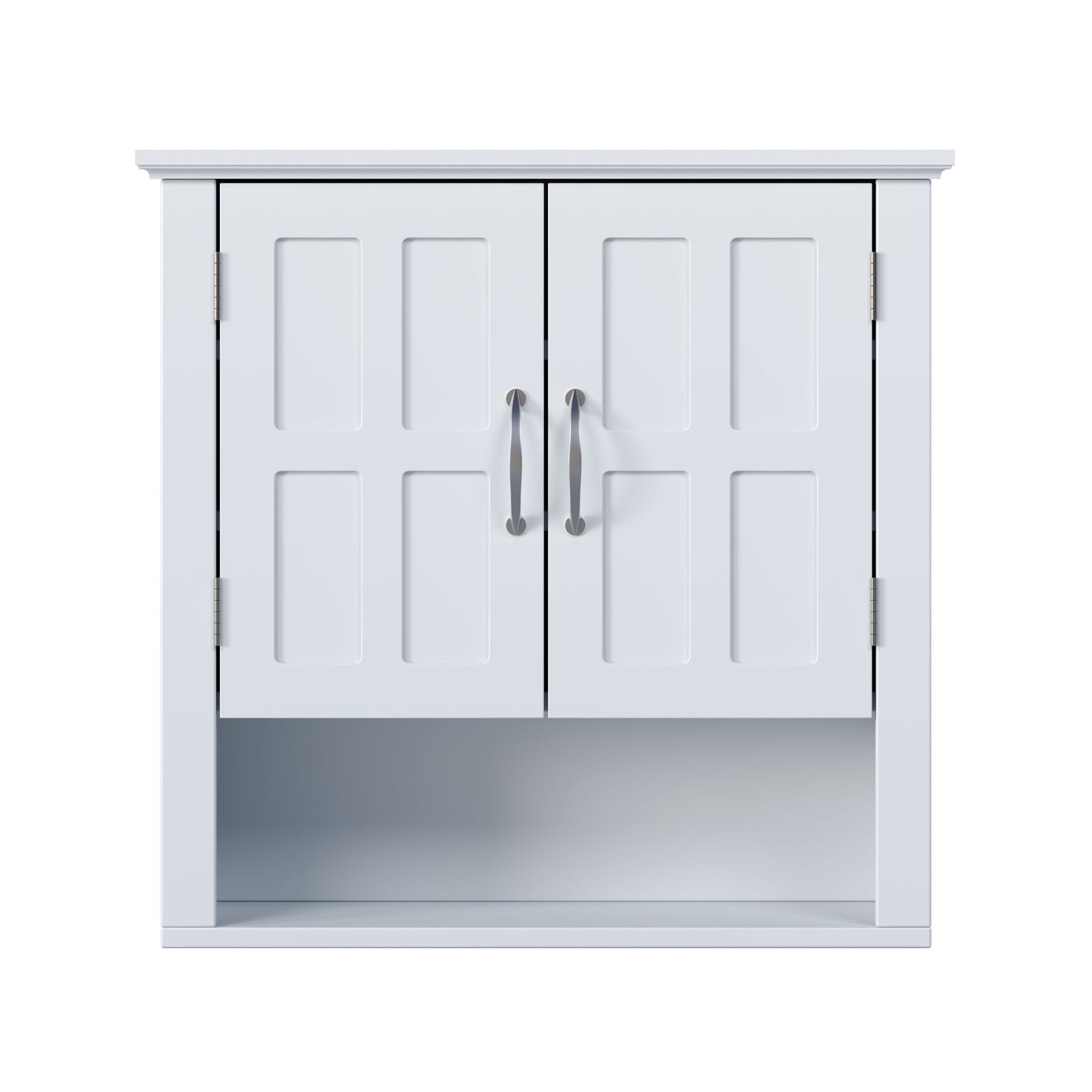 Multi Functional Wall Mounted Cabinet With Adjustable Shelves For Bathroom