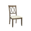Claudia - Side Chair (Set of 2) - Beige / Brown