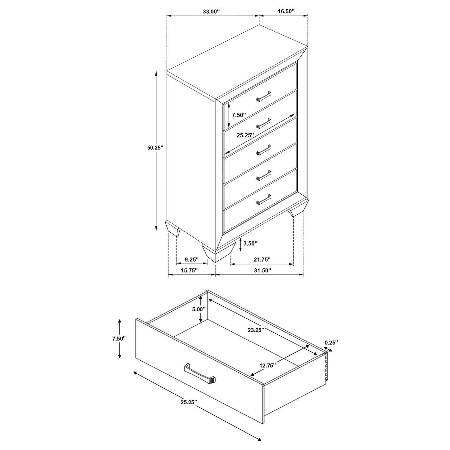 Oatfield - Transitional Bedroom Set