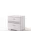 Naima II - High Gloss Nightstand - White