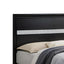 Madrid - Queen Bed With Storage Drawers And Nickel Handles - Black