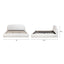 Archie Puffy Grounded - Upholstered Platform Bed