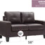 Newbury - Track Arm Loveseat For Cozy Spaces