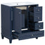 Freestanding Bathroom Vanity With Sink, Soft Close Door, 3 Drawers