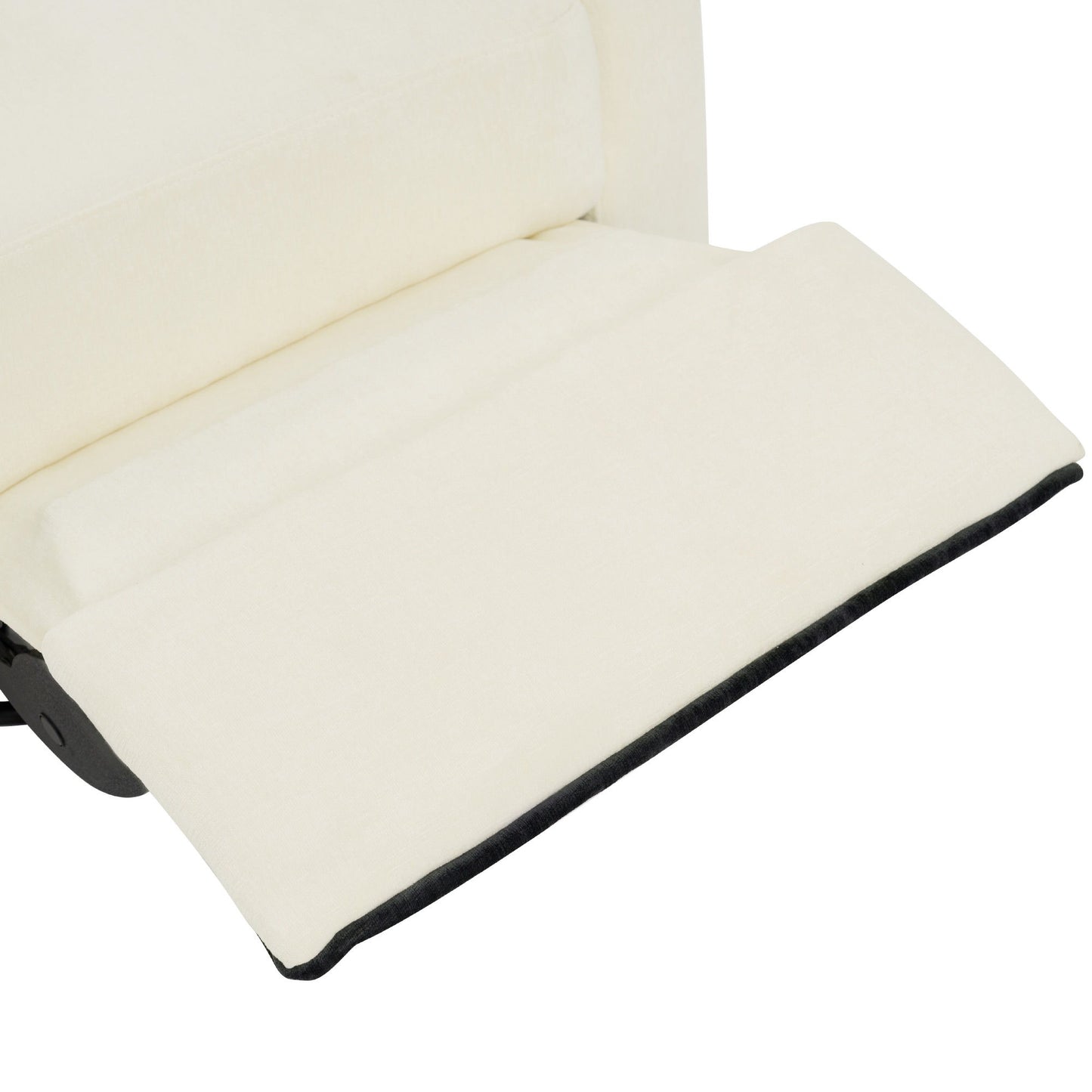 Manual Recliner Chair With Swivel Rocker Function, Dual Recline Angles