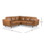 Erman - Corner Sofa - Tan