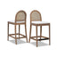 Panama - Curved Back Cane Counter Stool (Set of 2)