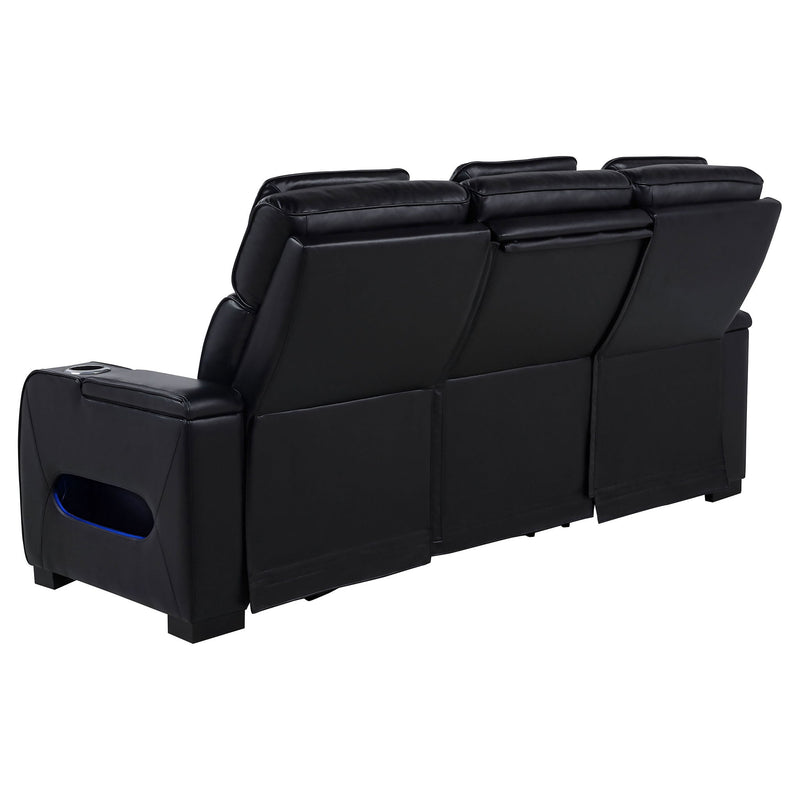 Isadora - Power Reclining Sofa With Dual Independent Recline - Black