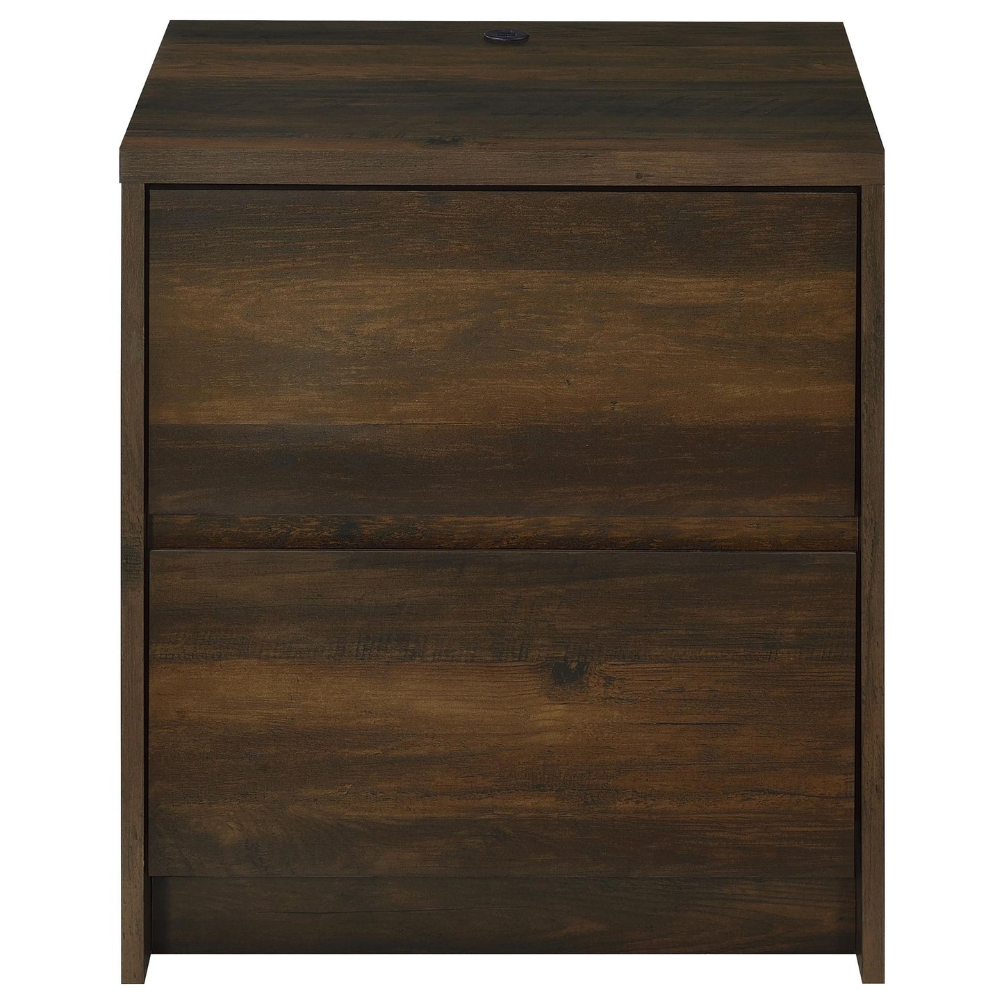 Geary - 2 Drawer Nightstand With LED Lights And USB Charging Ports