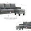 Jessica - Sofa Chaise