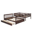 Bunk Bed With Ladders And 2 Storage Drawers