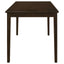 Arvin - 5 Piece Dining Set With Rectangular Table And Bench With Seats - Cappuccino