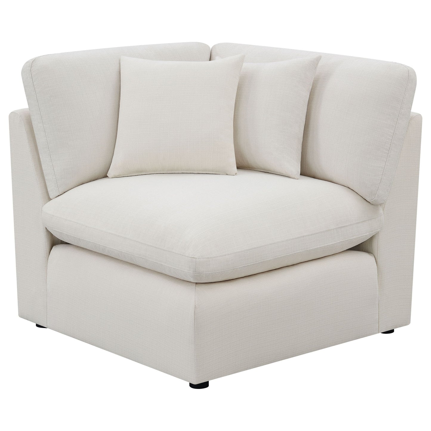 Greeley - 6 Piece Upholstered Modular Sectional Sofa - Ivory