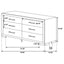 Polk - 6 Drawer Dresser