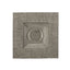 Classic Design Square Fire Pit With Top And 40, 000 Btu Heat Output - Stone Gray