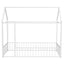 Metal Bed House Bed Frame With Fence