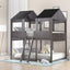 Bunk Bed With Roof, Window, Guardrail, Ladder