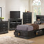 Traditional Style Bookcase Storage Bed