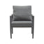 Modern Lounge Chair With Rope Accents And Cushions