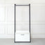 Fiona - Contemporary Wood And Metal Walk In Closet With Drawers