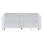 Panos - Console Cabinet - White Marcle / Chrome