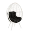 Galzed - Patio Lounge Chair - Black / White