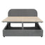 Upholstered Platform Bed With Hydraulic Storage System