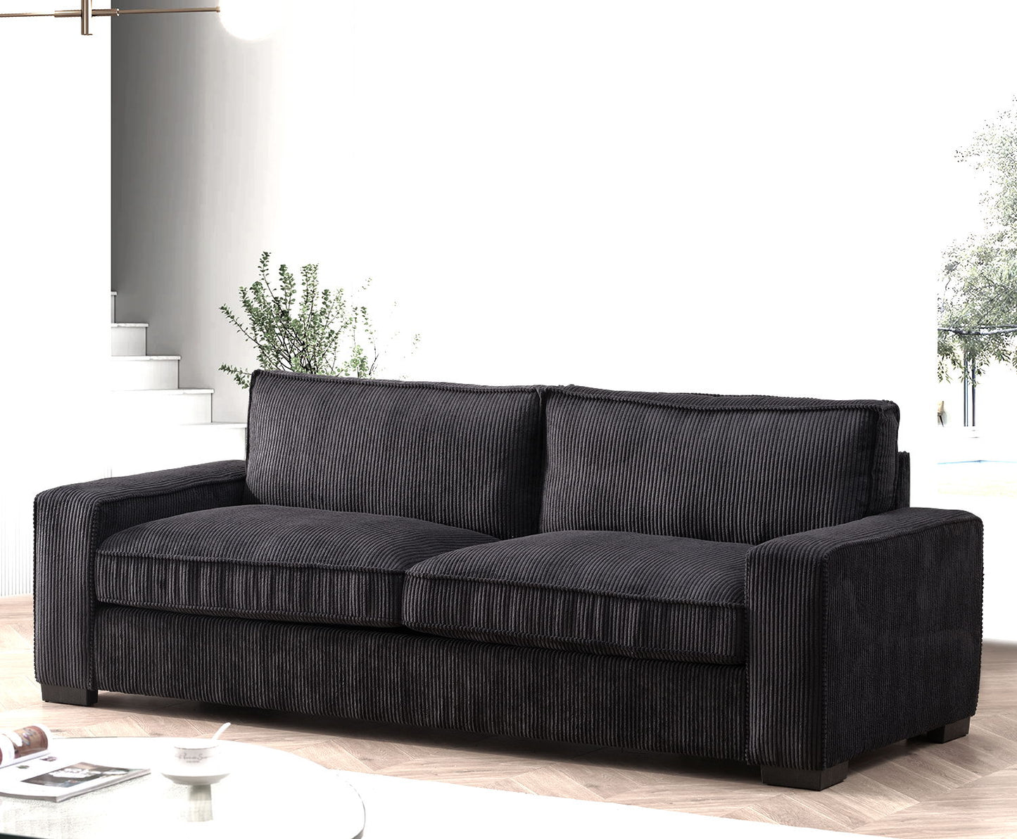 Luxe - Sofa With Sleek Design, Spacious And Comfortable 3 Seater Couch