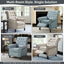 Aidan - Push Back Recliner Chair With Tufted Back And Nailhead Trim - Cream