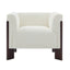 Accent Chair With Tight Back For Living Room