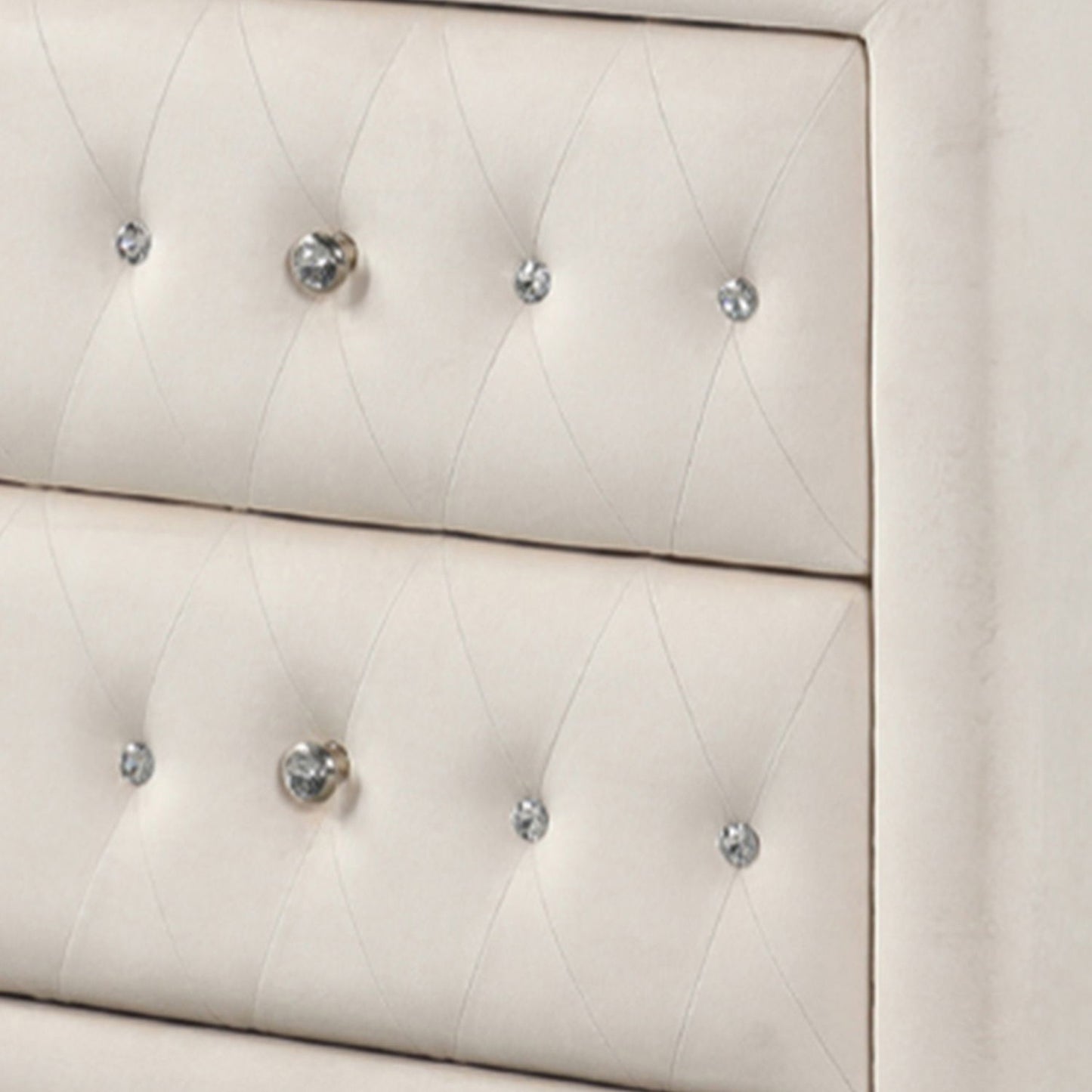 Sophia - 2 Drawer Upholstered Nightstand