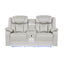 Challenger - LED Power Recliner Loveseat