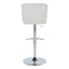 Henry - Contemporary Adjustable Barstool With Swivel & Rounded T Footrest (Set of 2)