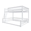 Bunk Bed With Ladder And Safety Guardrails