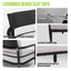 6 Piece Outdoor Conversation Set With Swivel Chairs - Ember Black