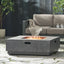 Modern Square Fire Pit With 50, 000 Btu