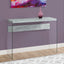Accent Console Table For Entryway, Glossy Spacious Surface