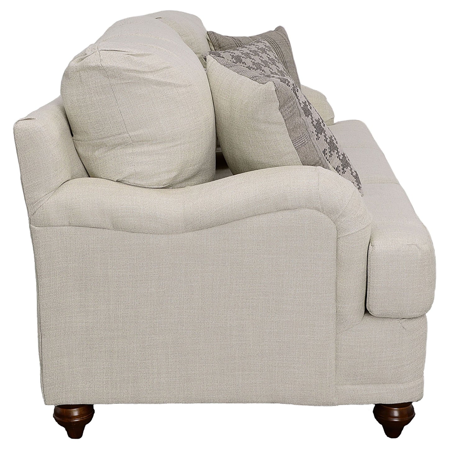 Anderson - 2 Piece Cushion Back Living Room Set - Gray