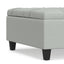 Harrison - Coffee Table Storage Ottoman Lift Top - Stone Gray