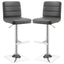 Adjustable Bar Stool (Set of 2) - Gray