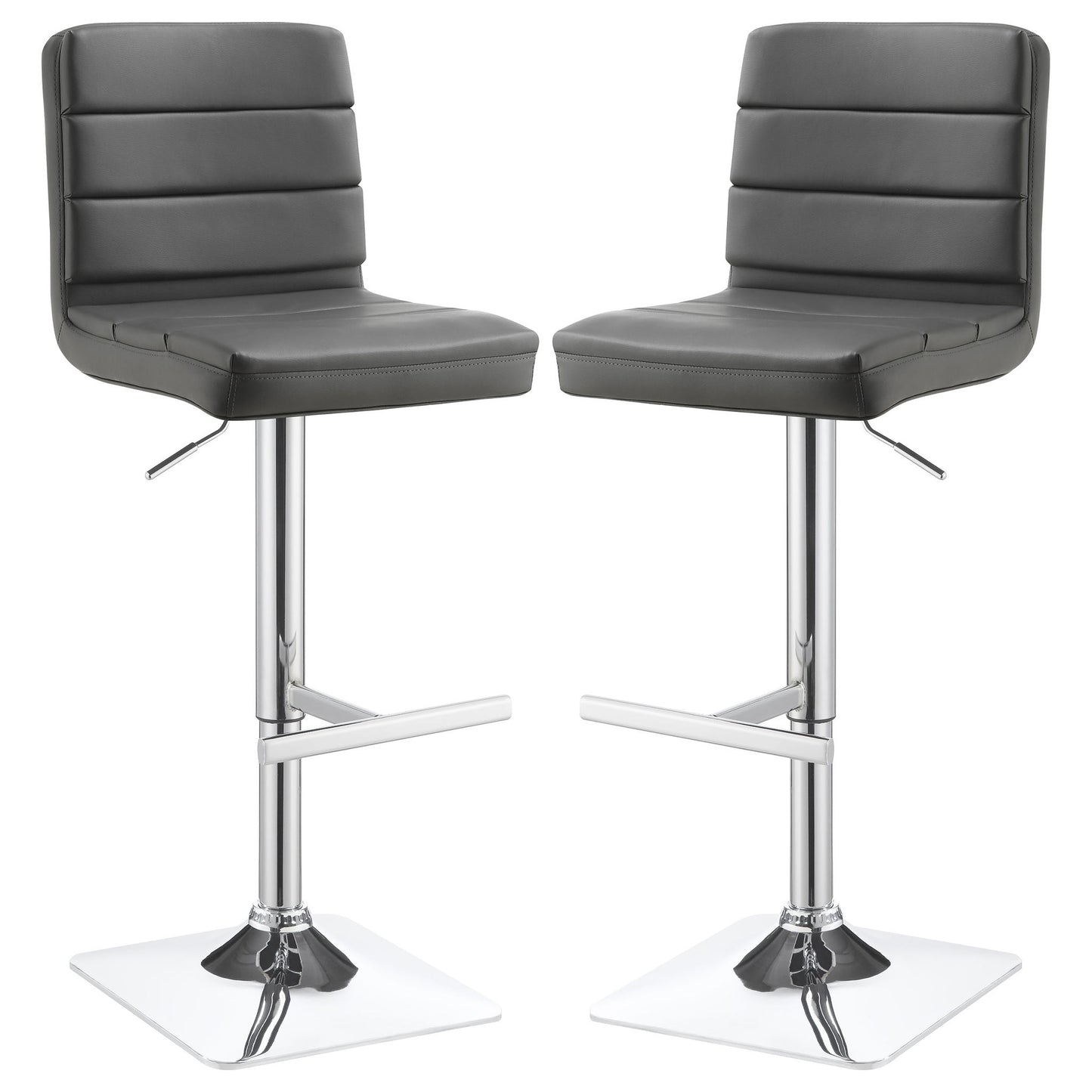 Adjustable Bar Stool (Set of 2) - Gray