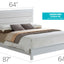 Transitional Modern Design Bed