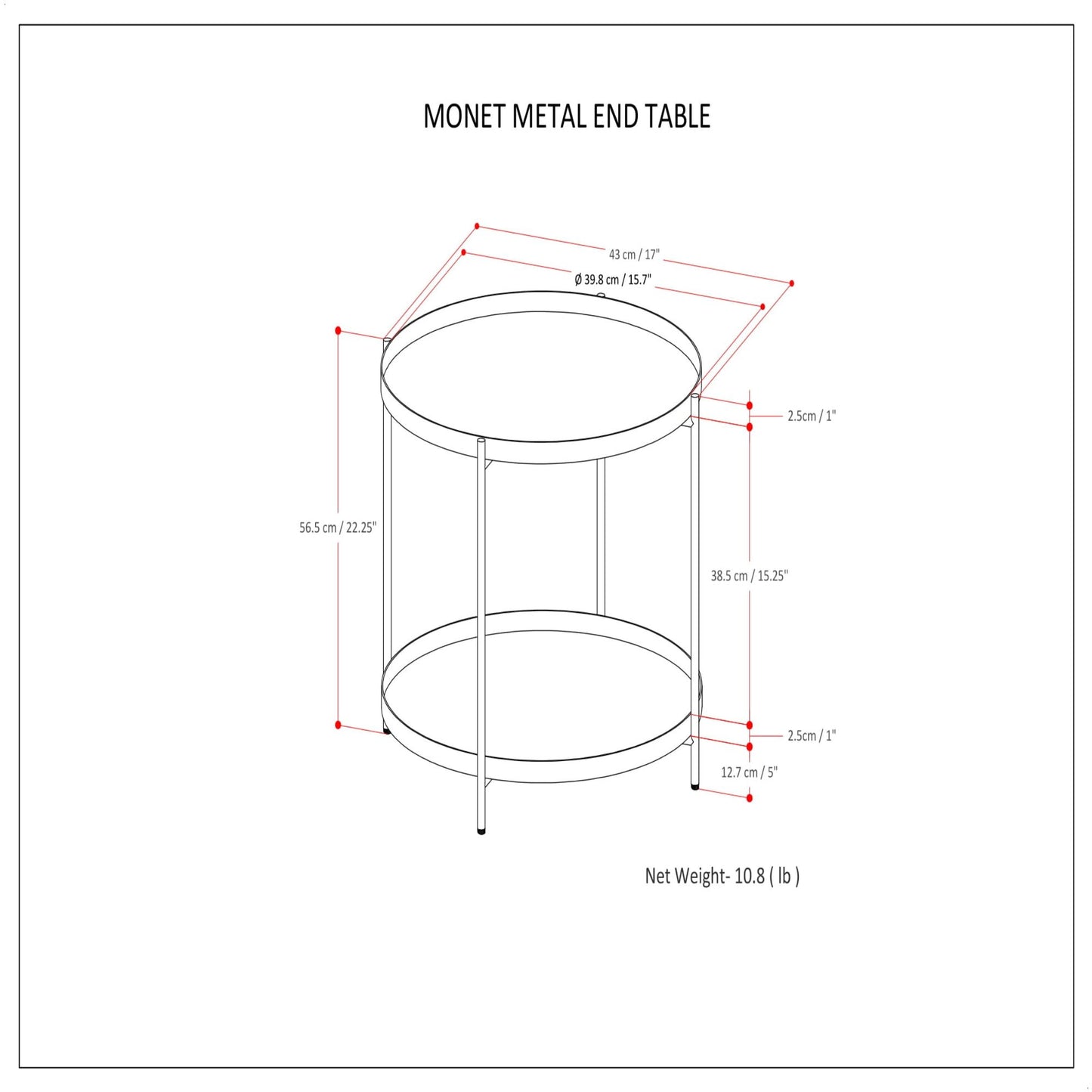 Monet - Handcrafted Table