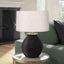 Lighting, Table Lamp, Concrete, Contemporary - Black / Cream