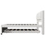 Upholstery Platform Bed With Trundle, Trundle Can Be Flat Or Erected